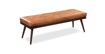 Luca Leather Bench
