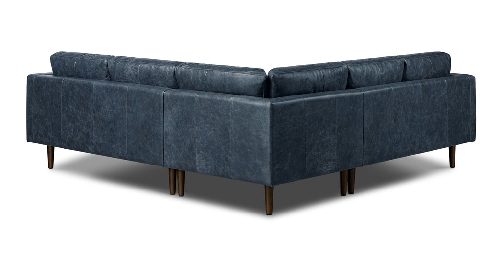 Napa Leather Corner Sectional Sofa