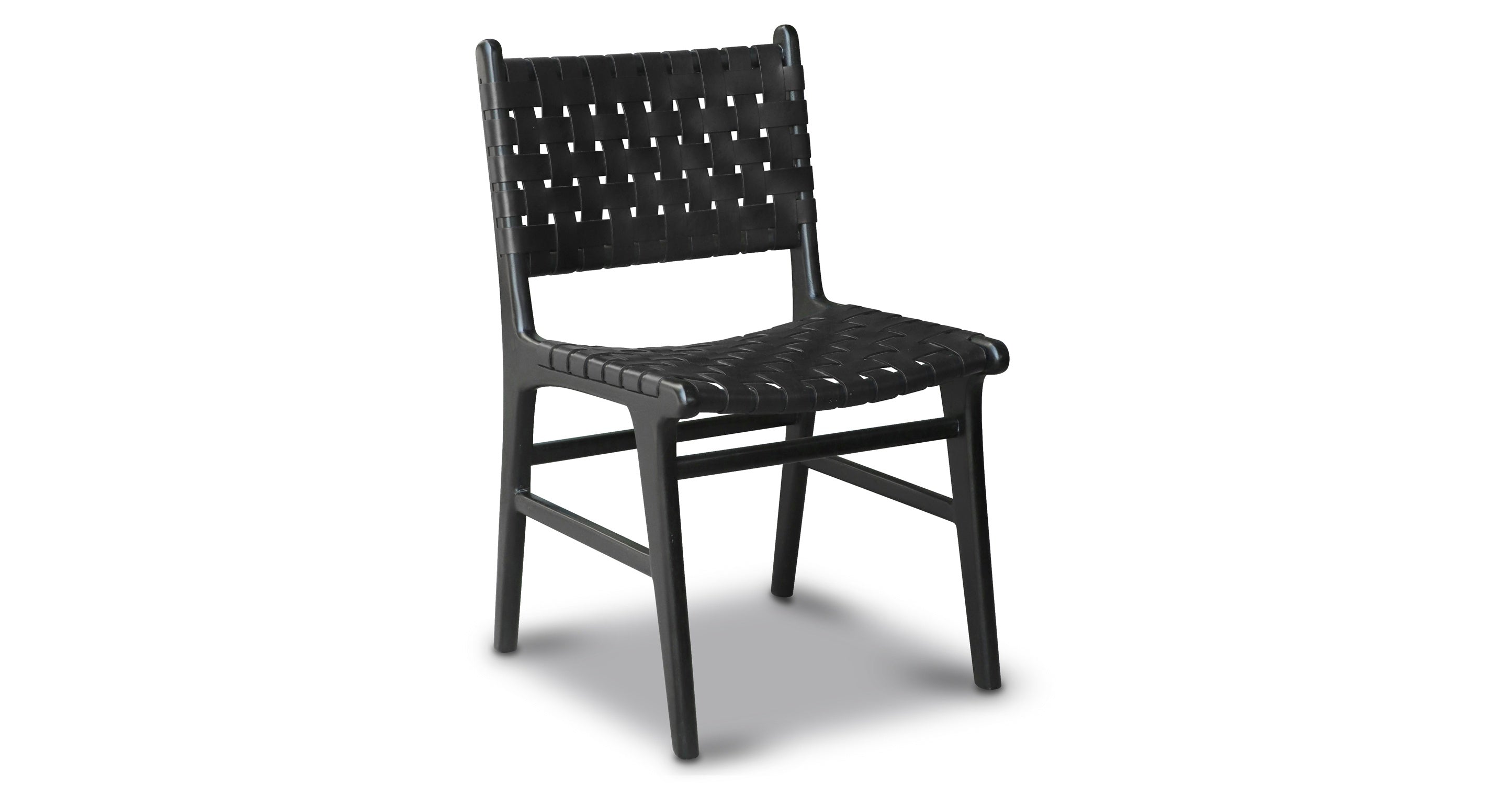 Banda Teak & Leather Dining Chair