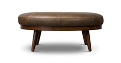 Gio Leather Ottoman