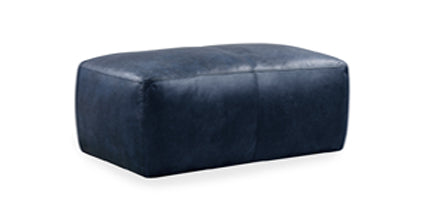 Denver Leather Ottoman
