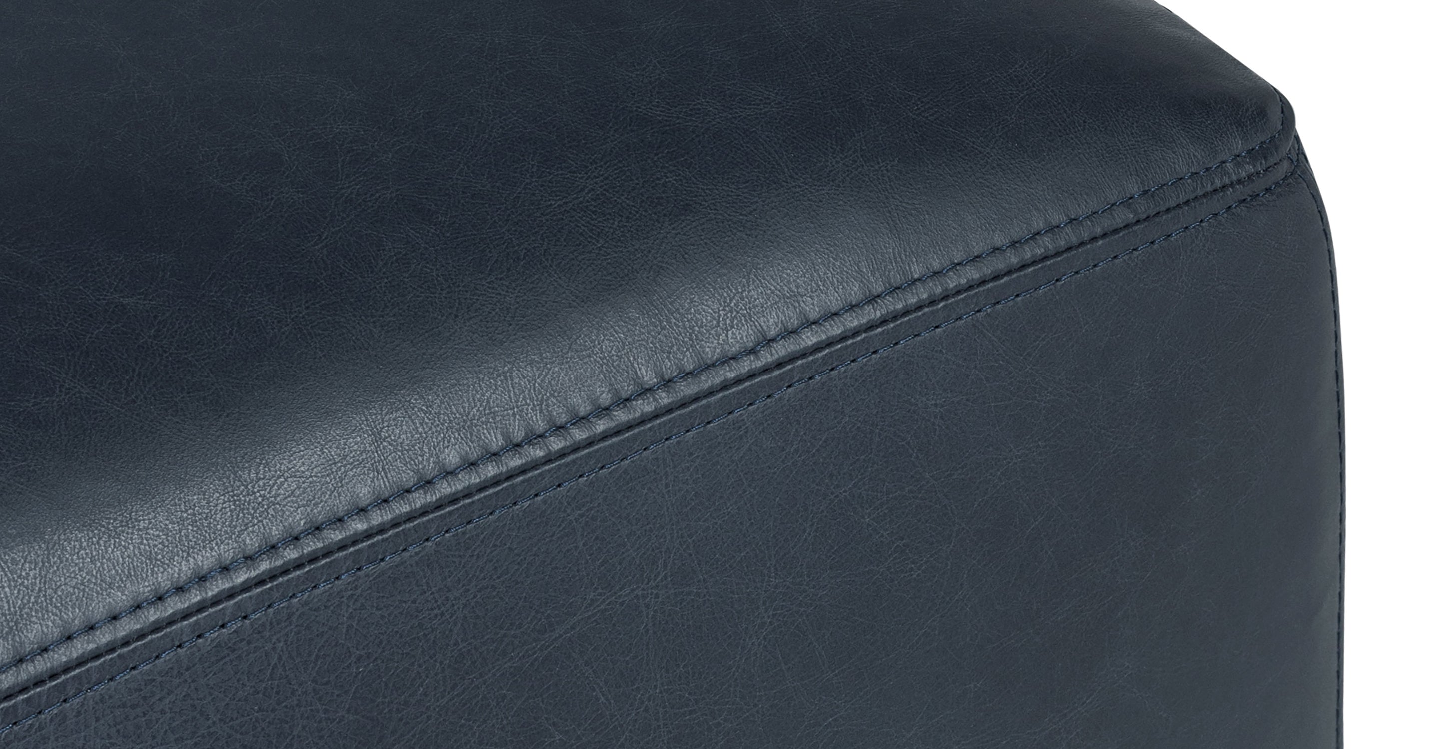 Denver Leather Ottoman