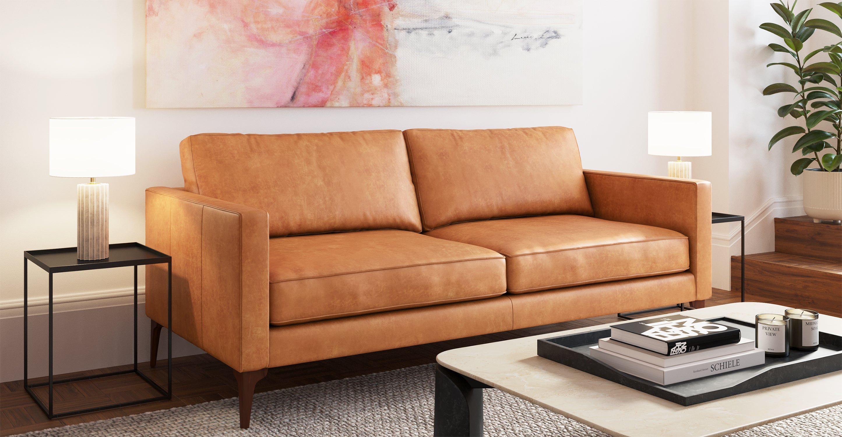 Mateo Leather Sofa