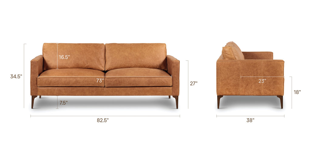 Mateo Leather Sofa