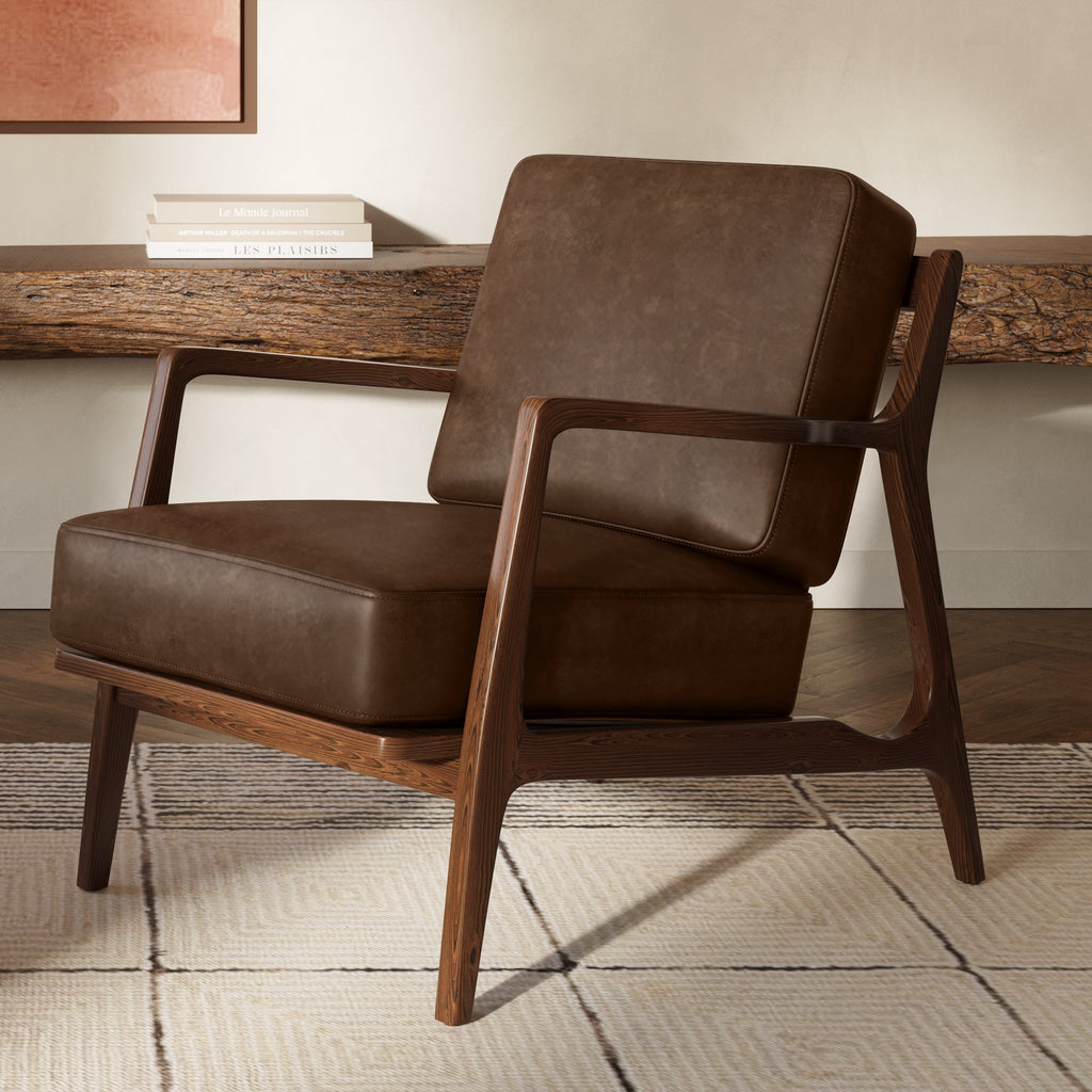 Verity Leather Lounge Chair