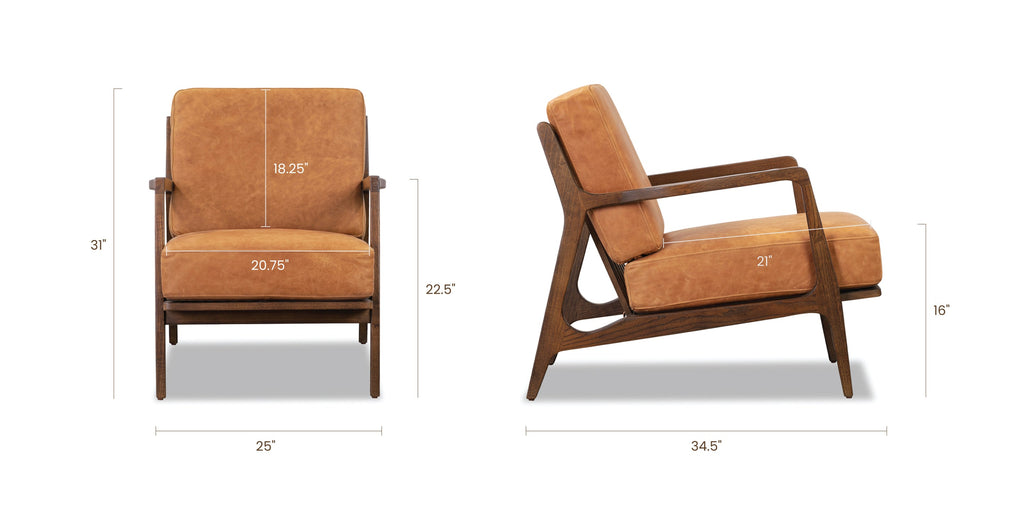 Verity Leather Lounge Chair