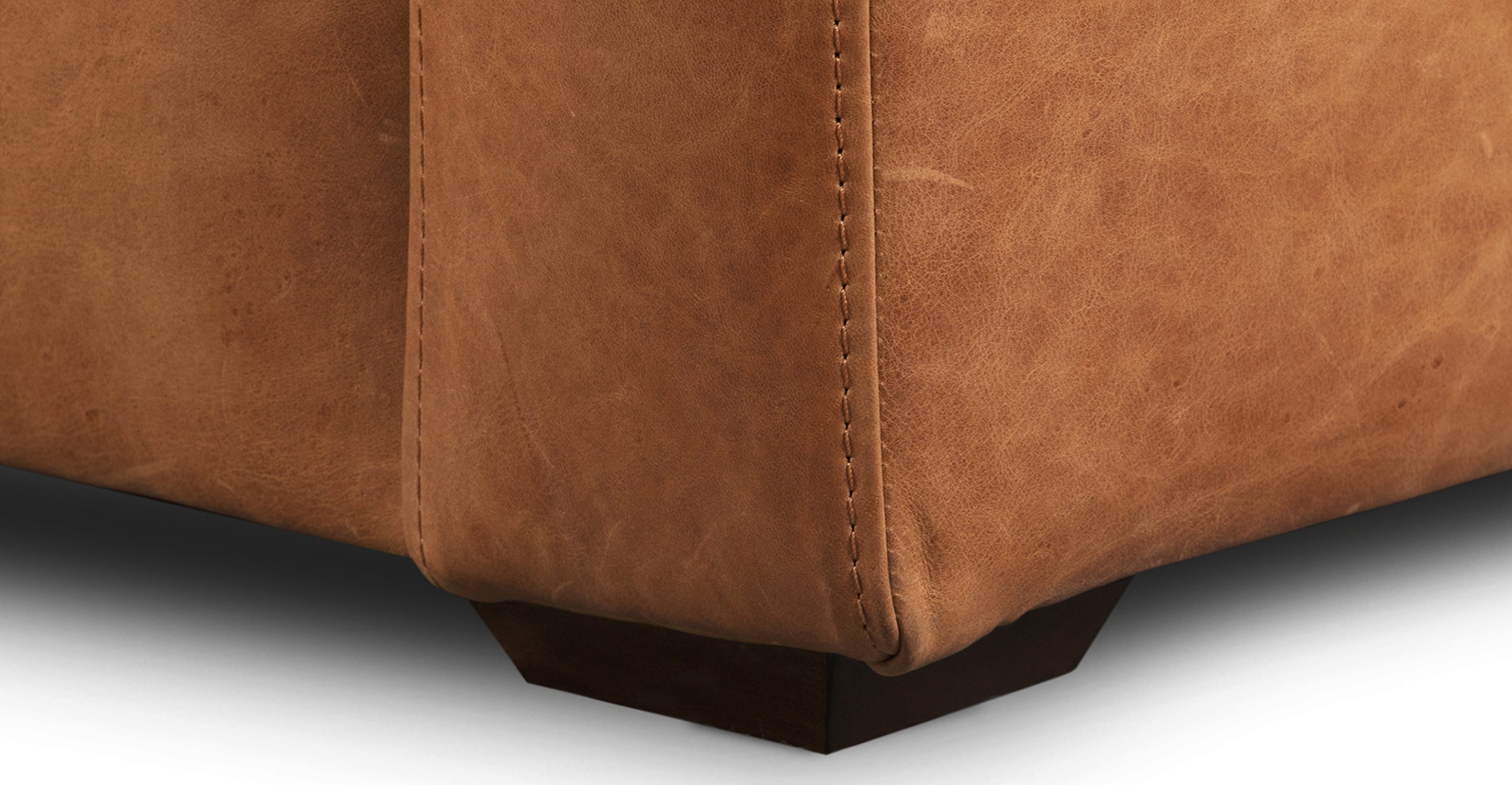 Napa 82 Leather Pull-Out Convertible Sleeper Sofa