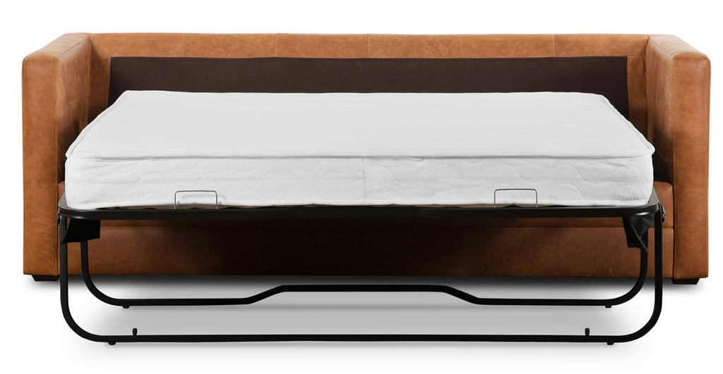 Napa 82 Leather Pull-Out Convertible Sleeper Sofa