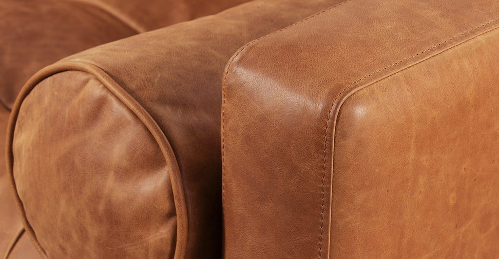 Napa 82 Leather Pull-Out Convertible Sleeper Sofa