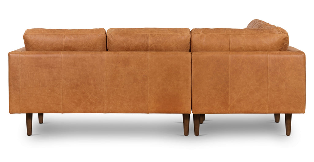 Napa Leather Corner Sectional Sofa