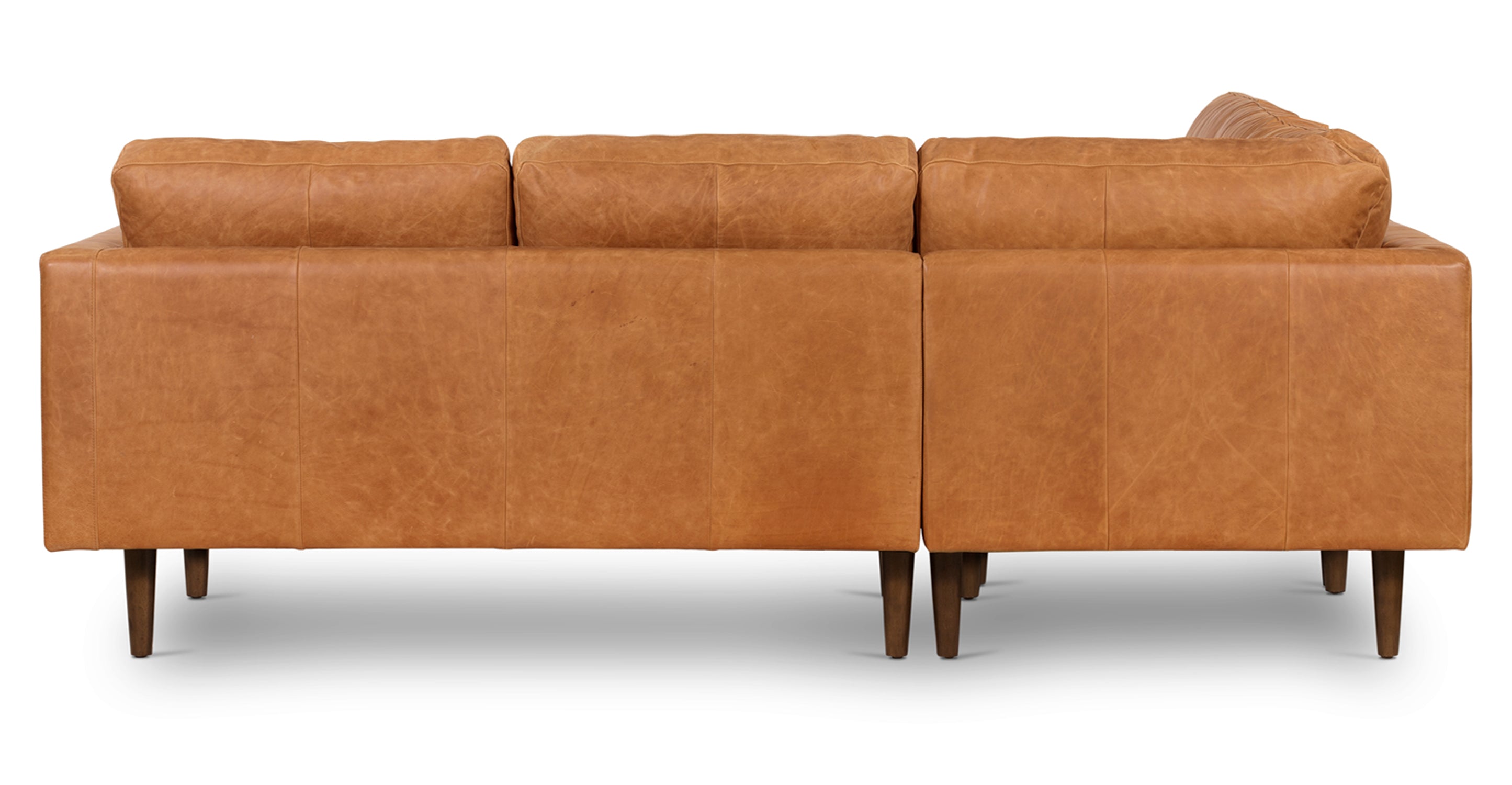 Napa Leather Corner Sectional Sofa