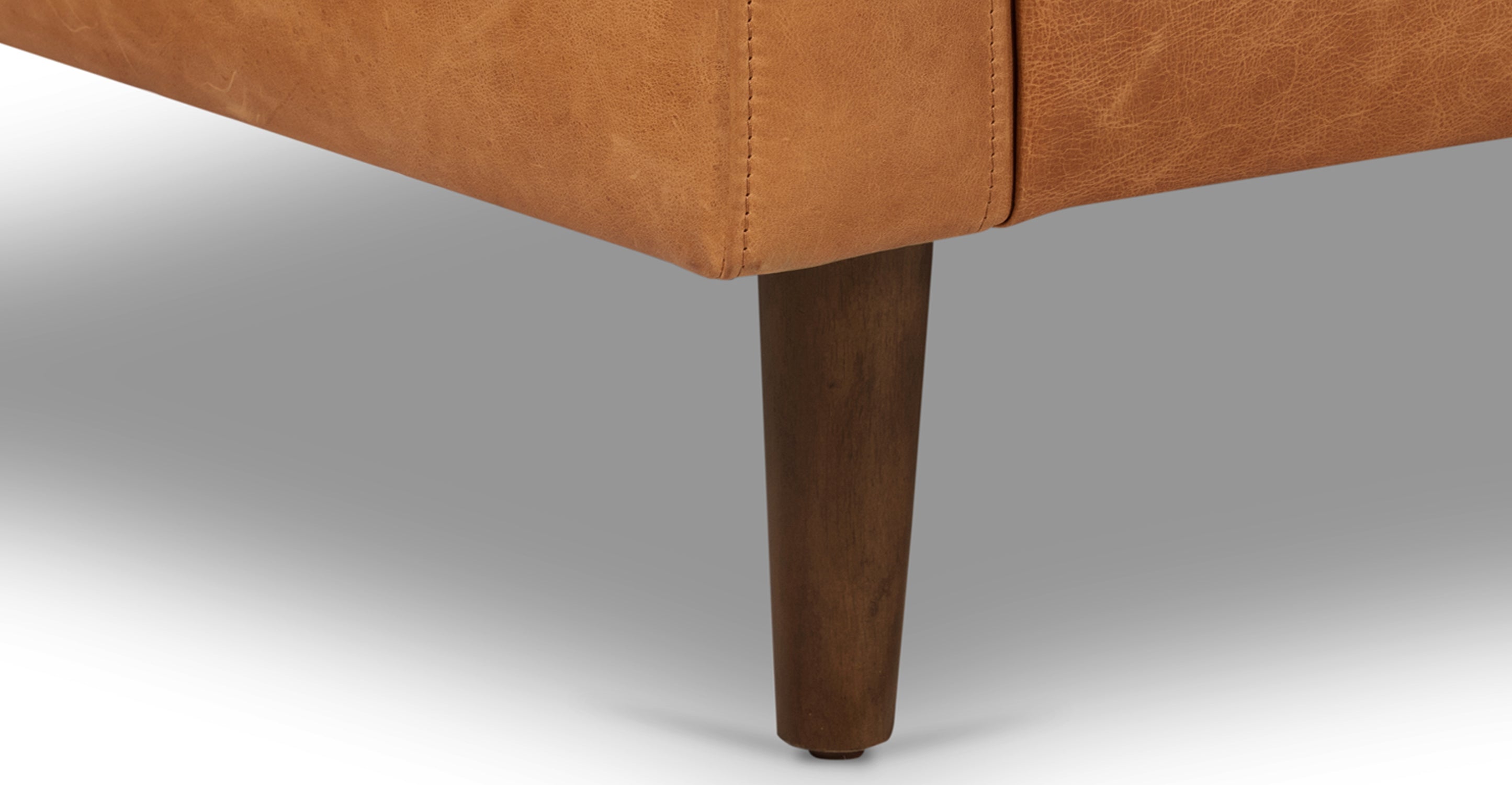 Napa Leather Corner Sectional Sofa