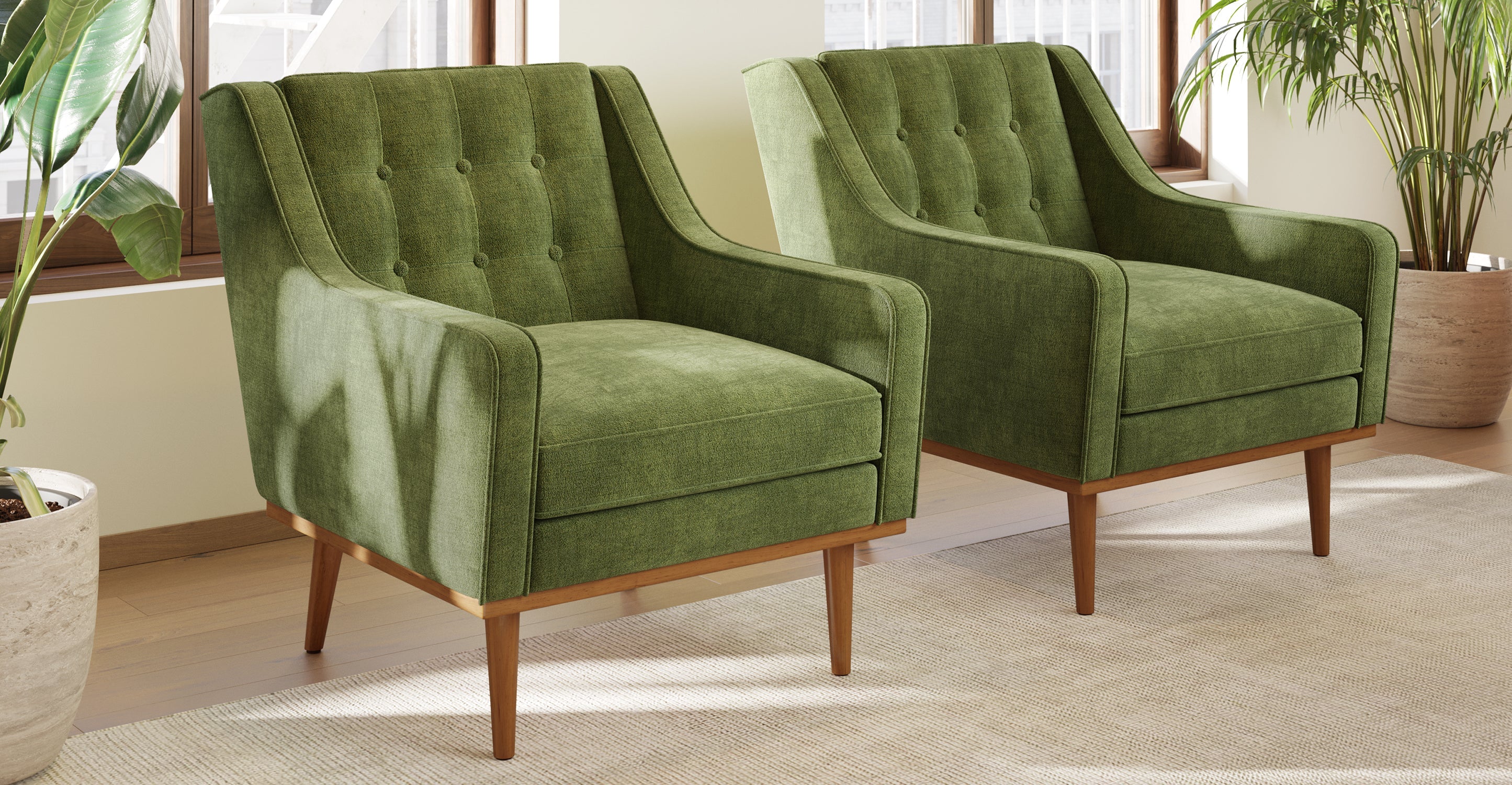 Gus Fabric Lounge Chair