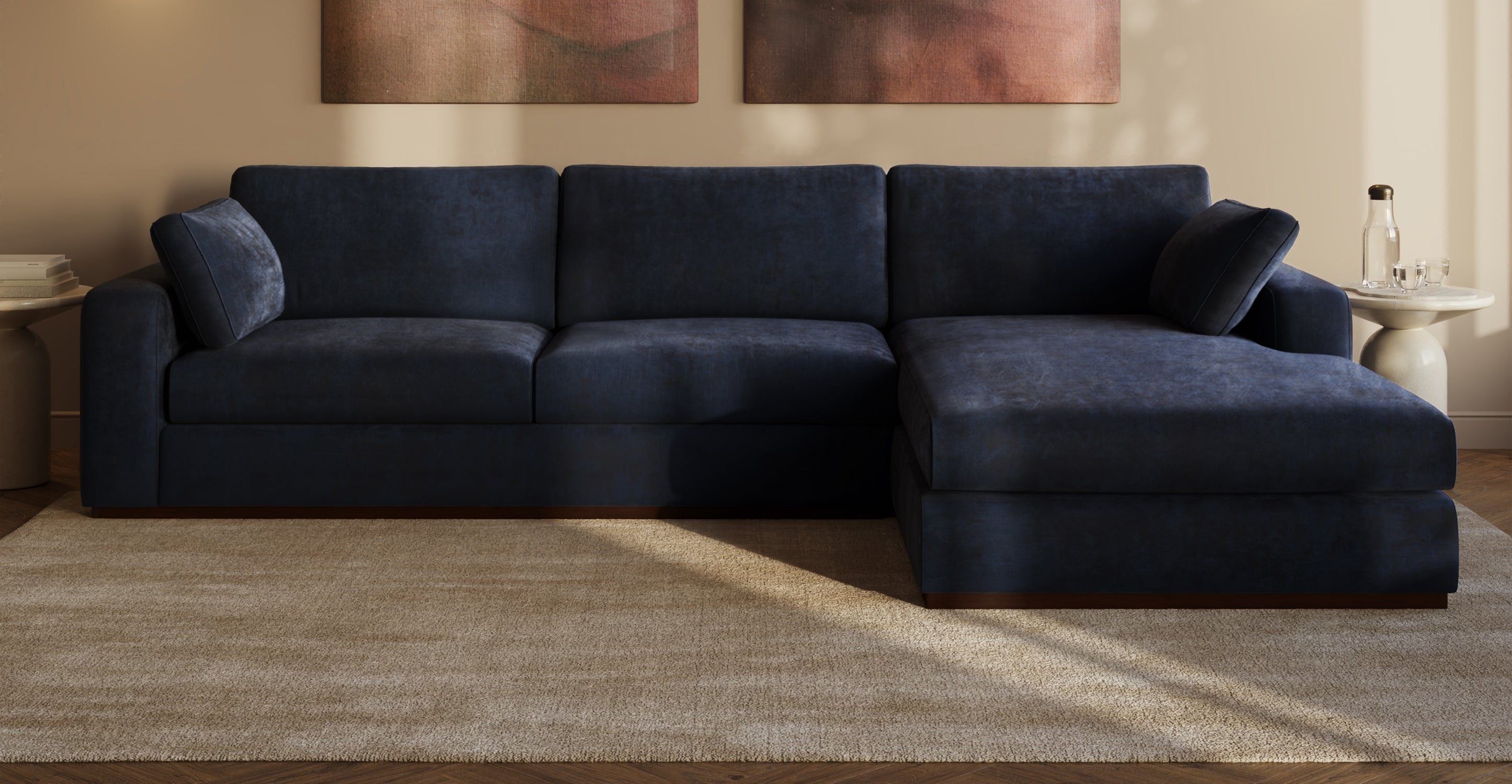 Malaga Right-Facing Sectional Sofa