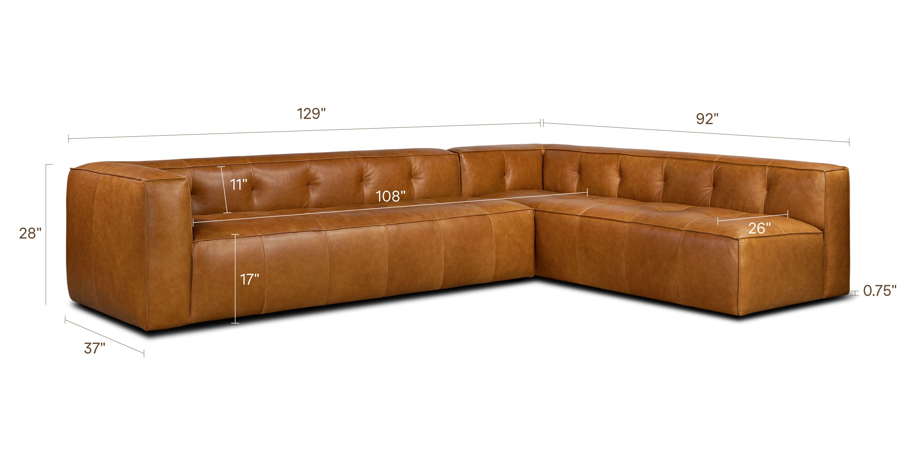 Capa Reversible Corner Sectional Sofa