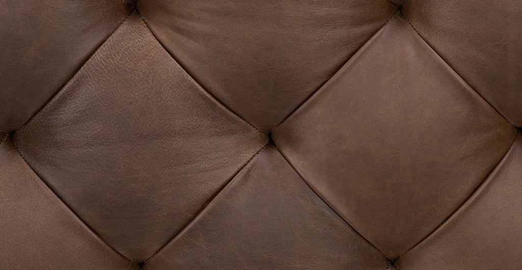 Turin Leather Ottoman