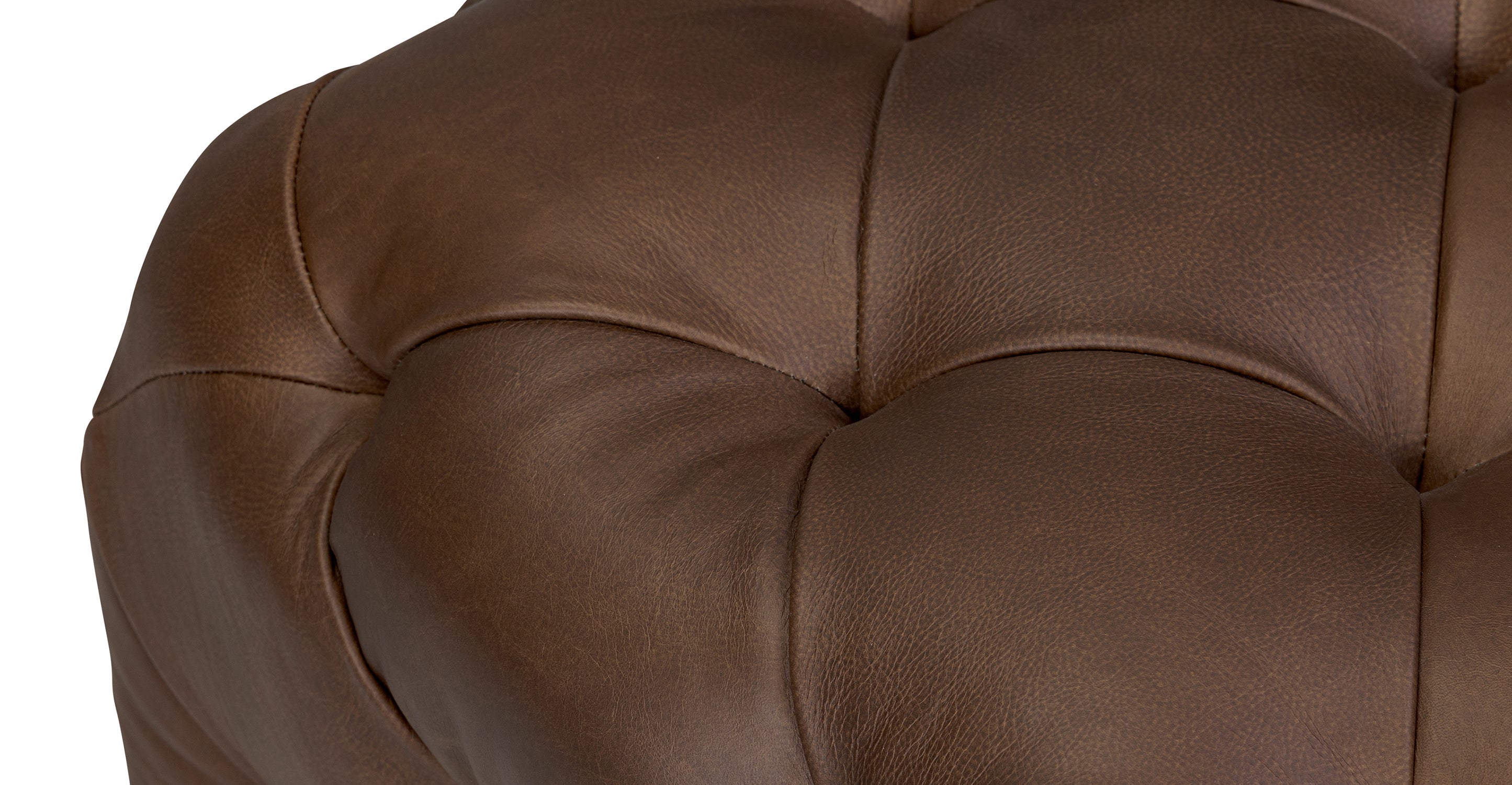 Turin Leather Ottoman