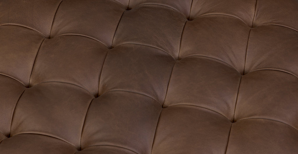 Turin Leather Ottoman