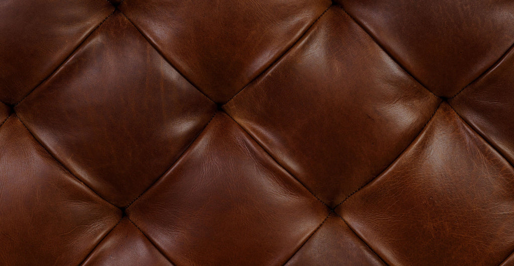 Turin Leather Ottoman