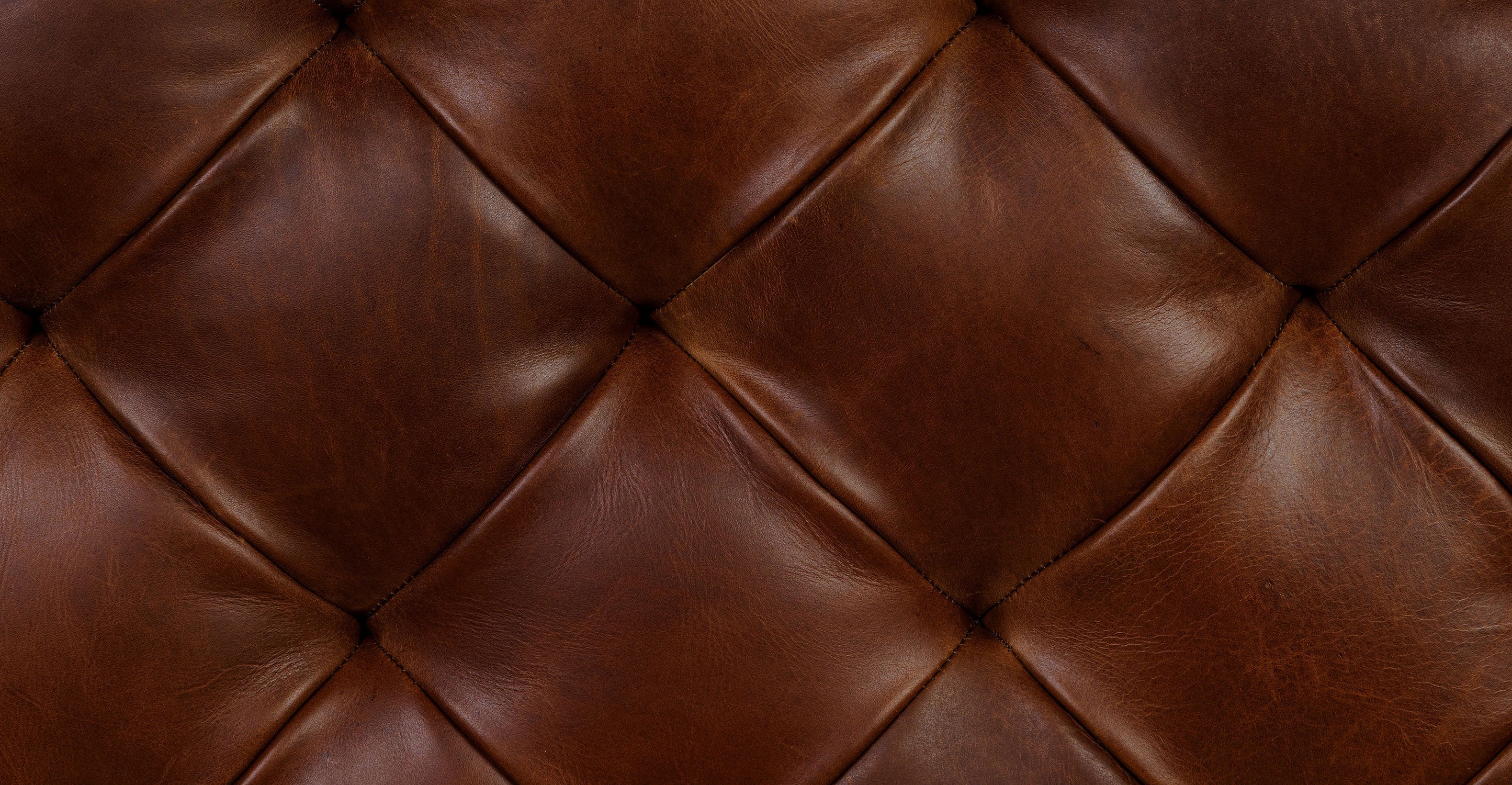 Turin Leather Ottoman