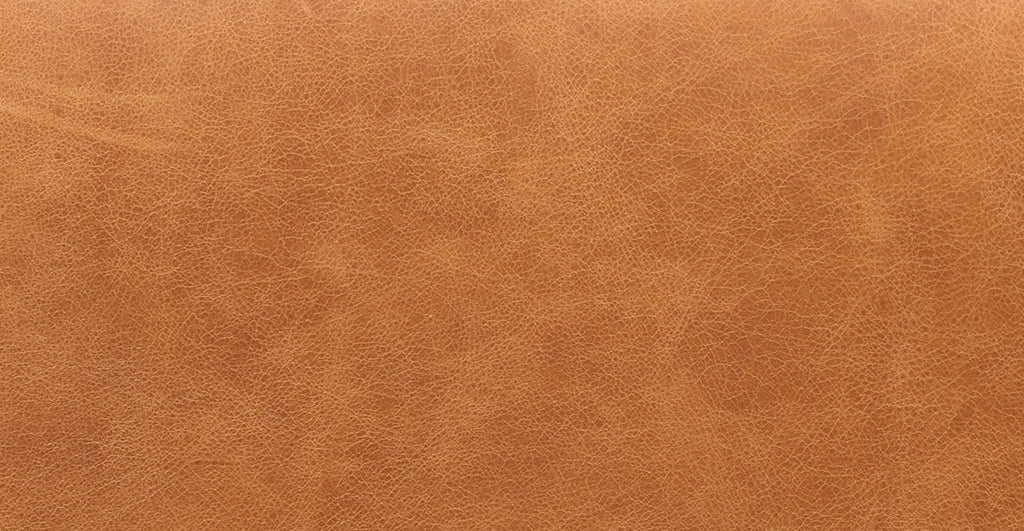 Jarmo Leather Ottoman with Walnut Table