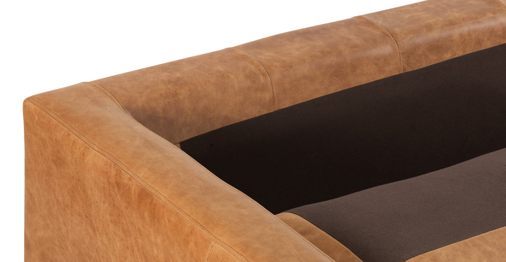 Napa Leather Sofa 88.5”