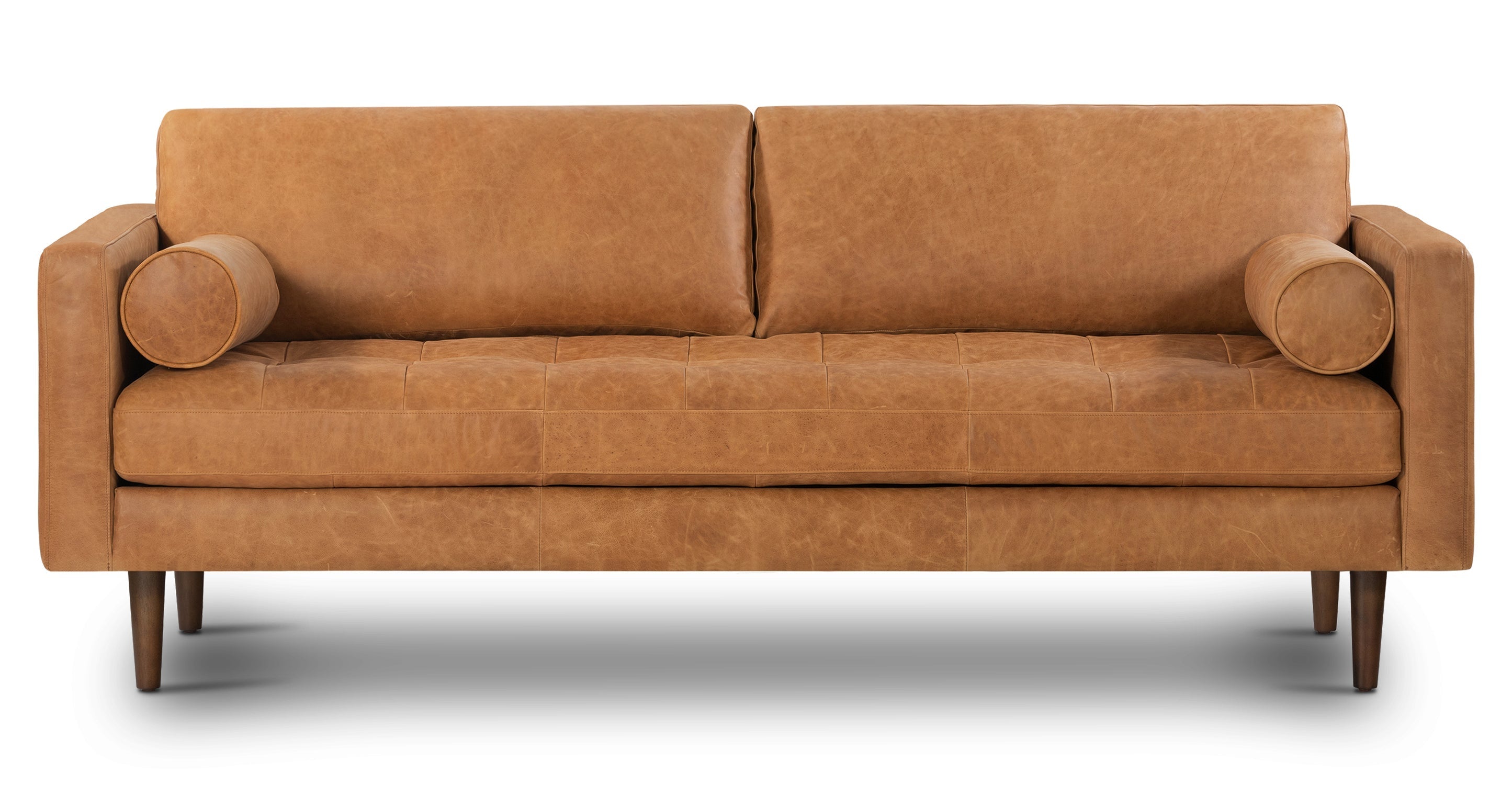 Napa Leather Sofa 88.5”