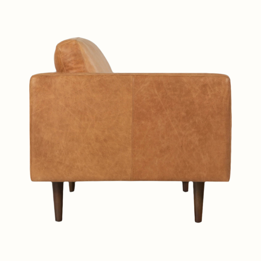 Napa Leather Sofa 88.5”