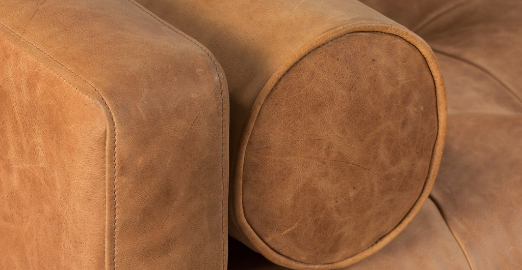 Napa Leather Sofa 88.5”