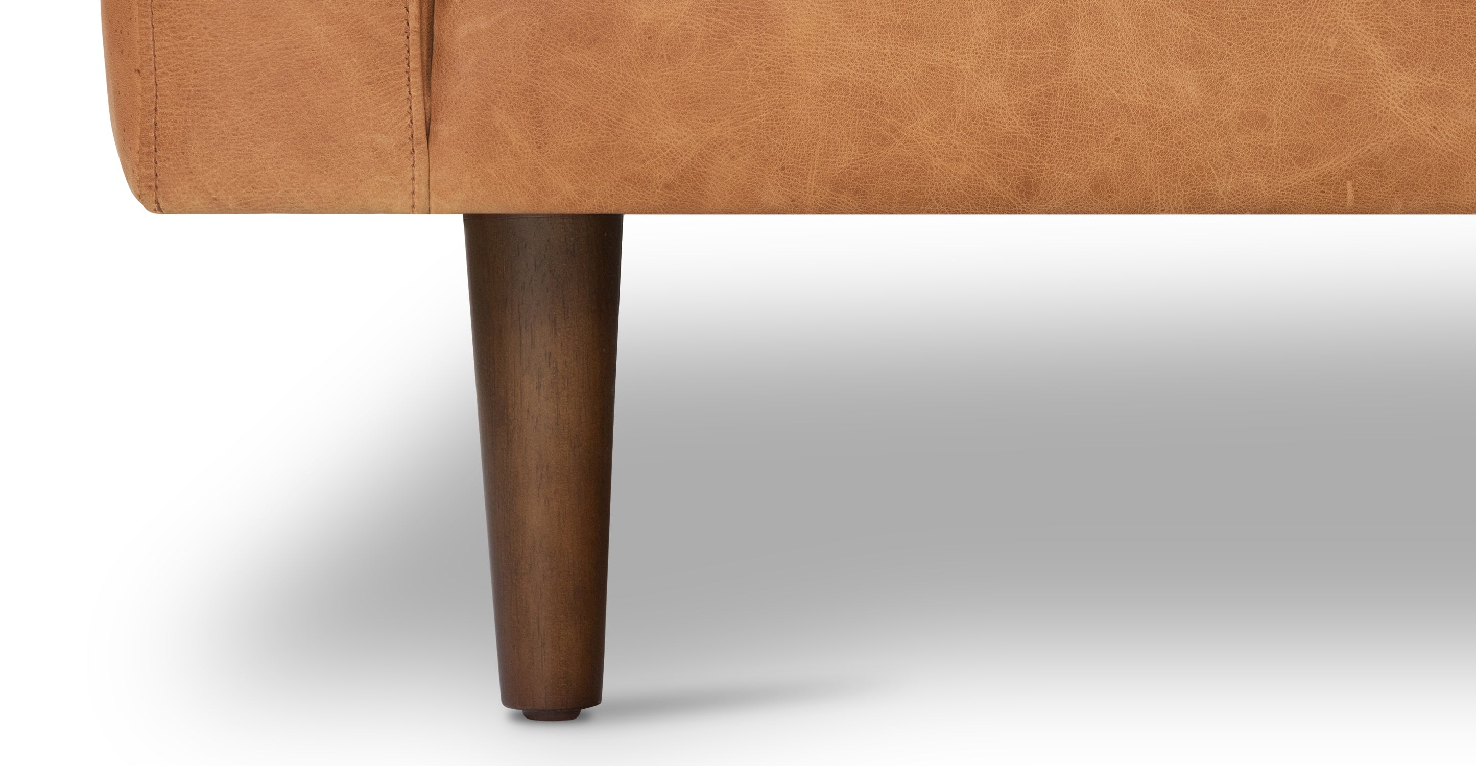 Napa Leather Sofa 88.5”