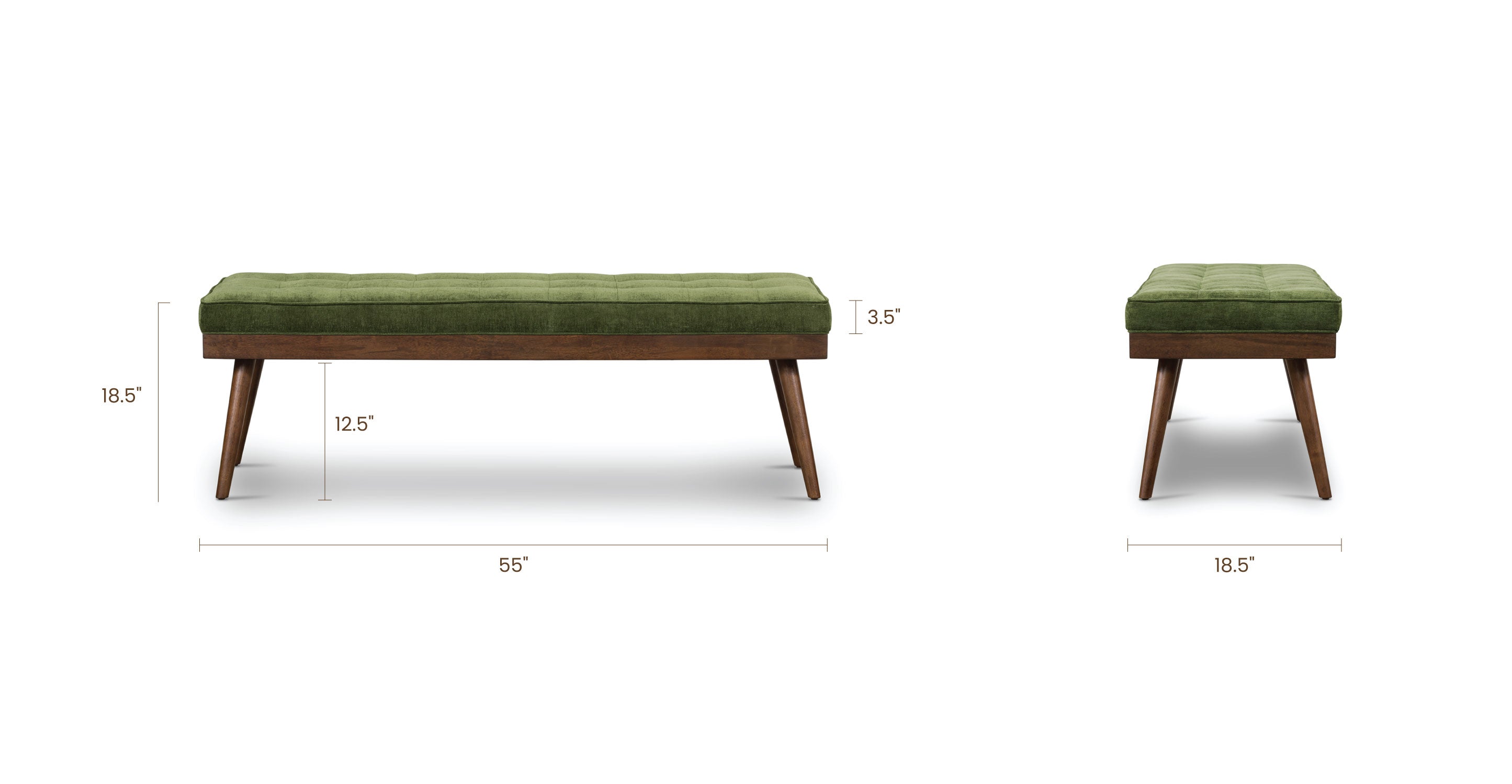 Luca Fabric Bench