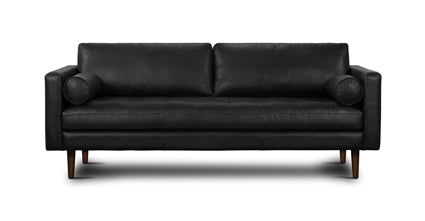 Napa Leather Sofa 88.5”