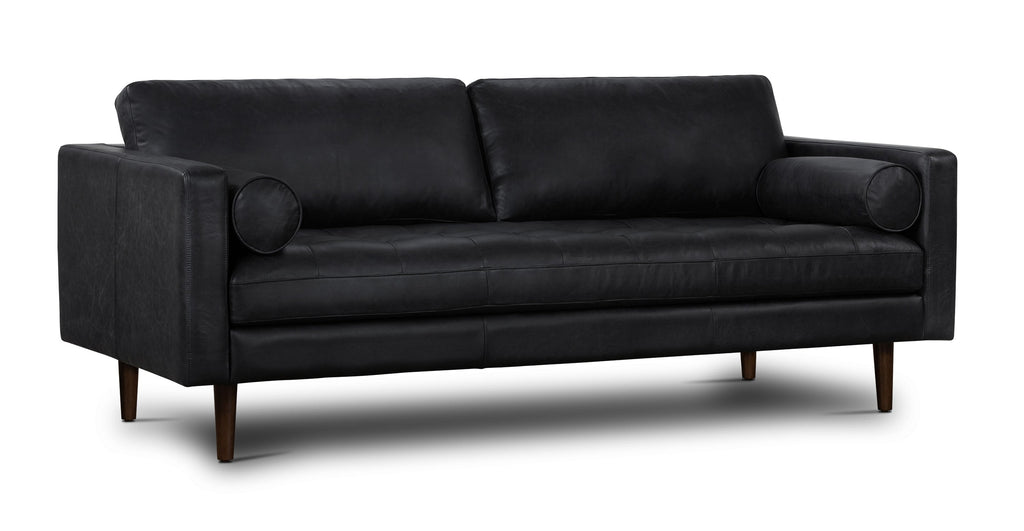 Napa Leather Sofa 88.5”
