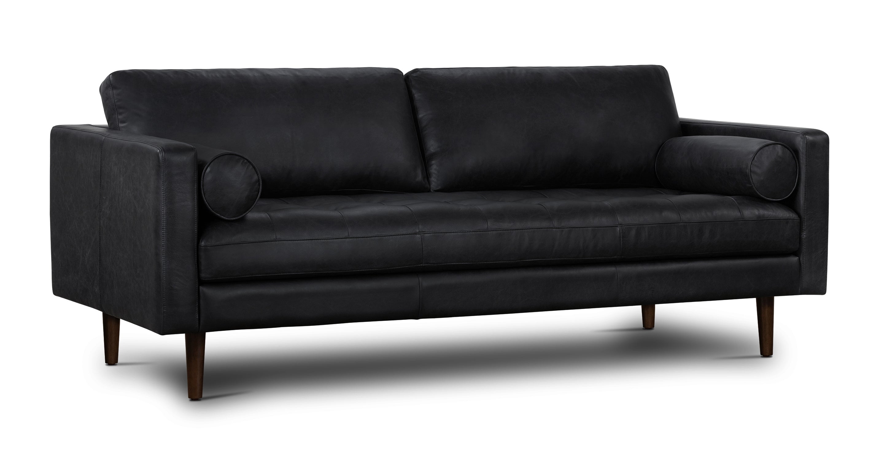 Napa Leather Sofa 88.5”