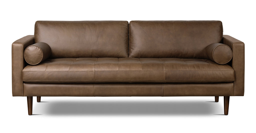 Napa Leather Sofa 88.5”