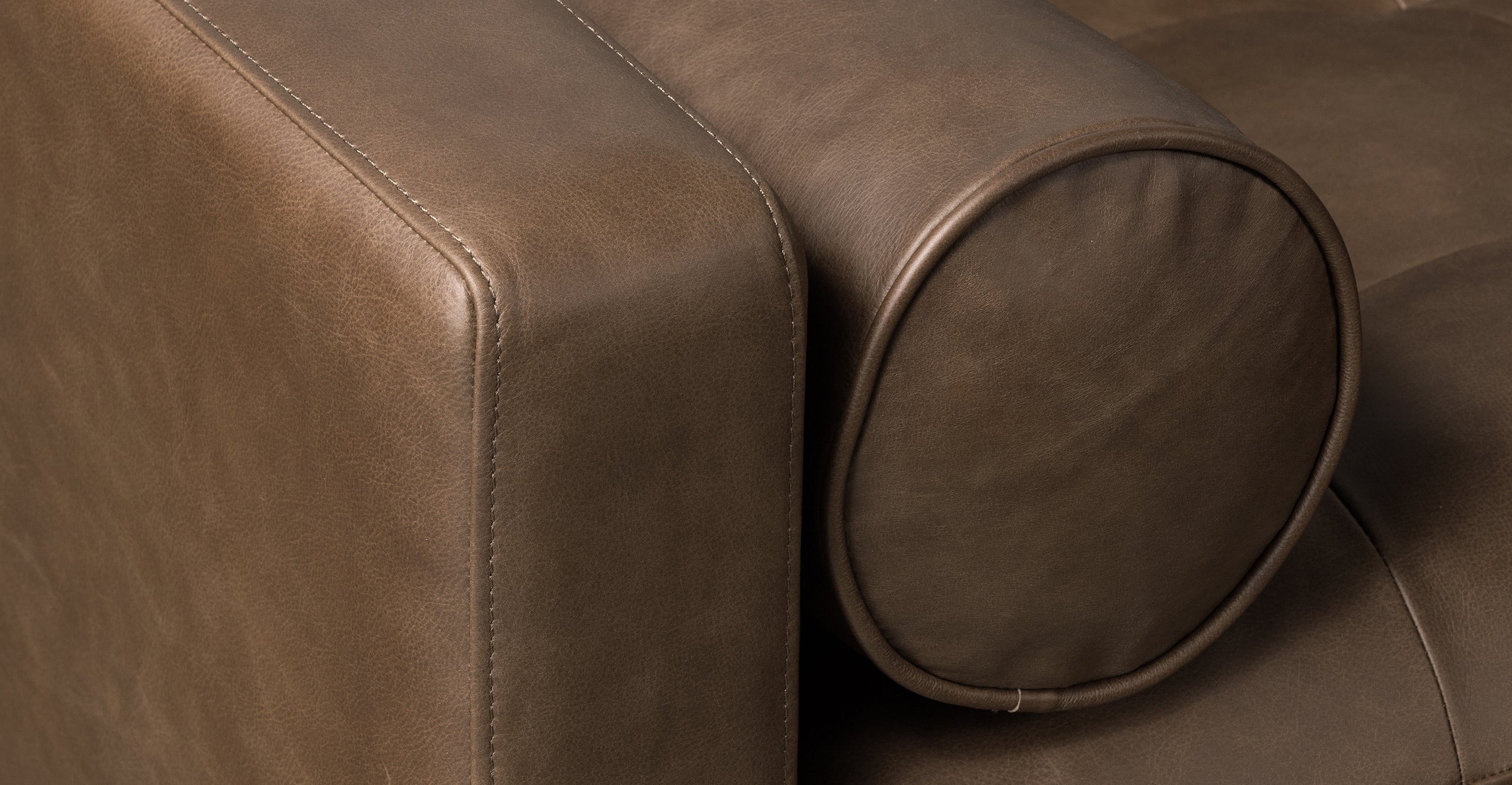 Napa Leather Sofa 88.5”