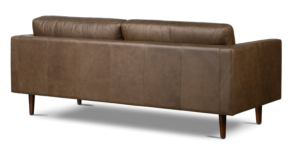 Napa Leather Sofa 88.5”