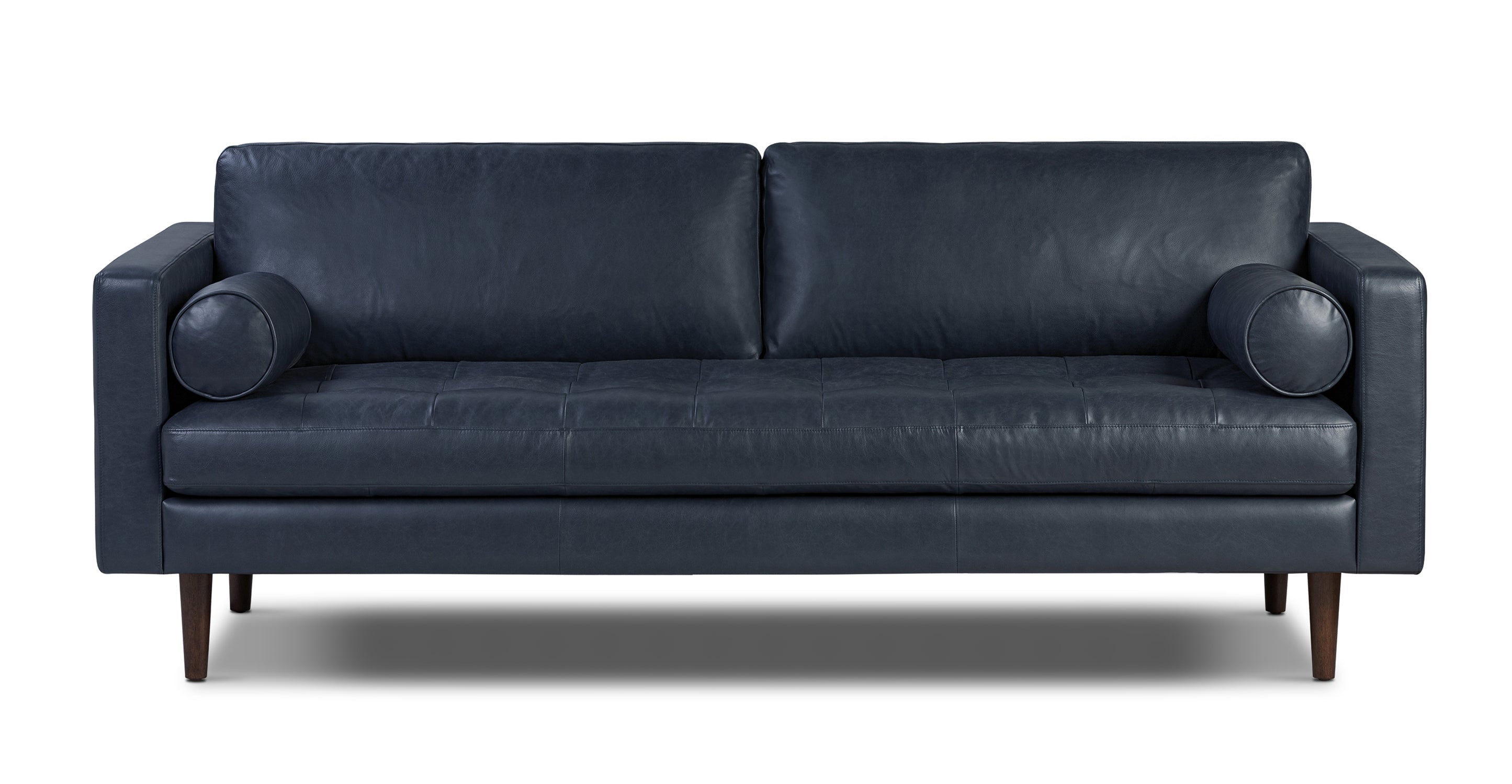 Napa Leather Sofa 88.5”