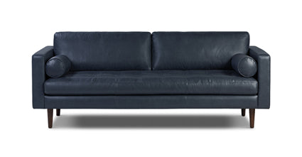 Napa Leather Sofa 88.5”