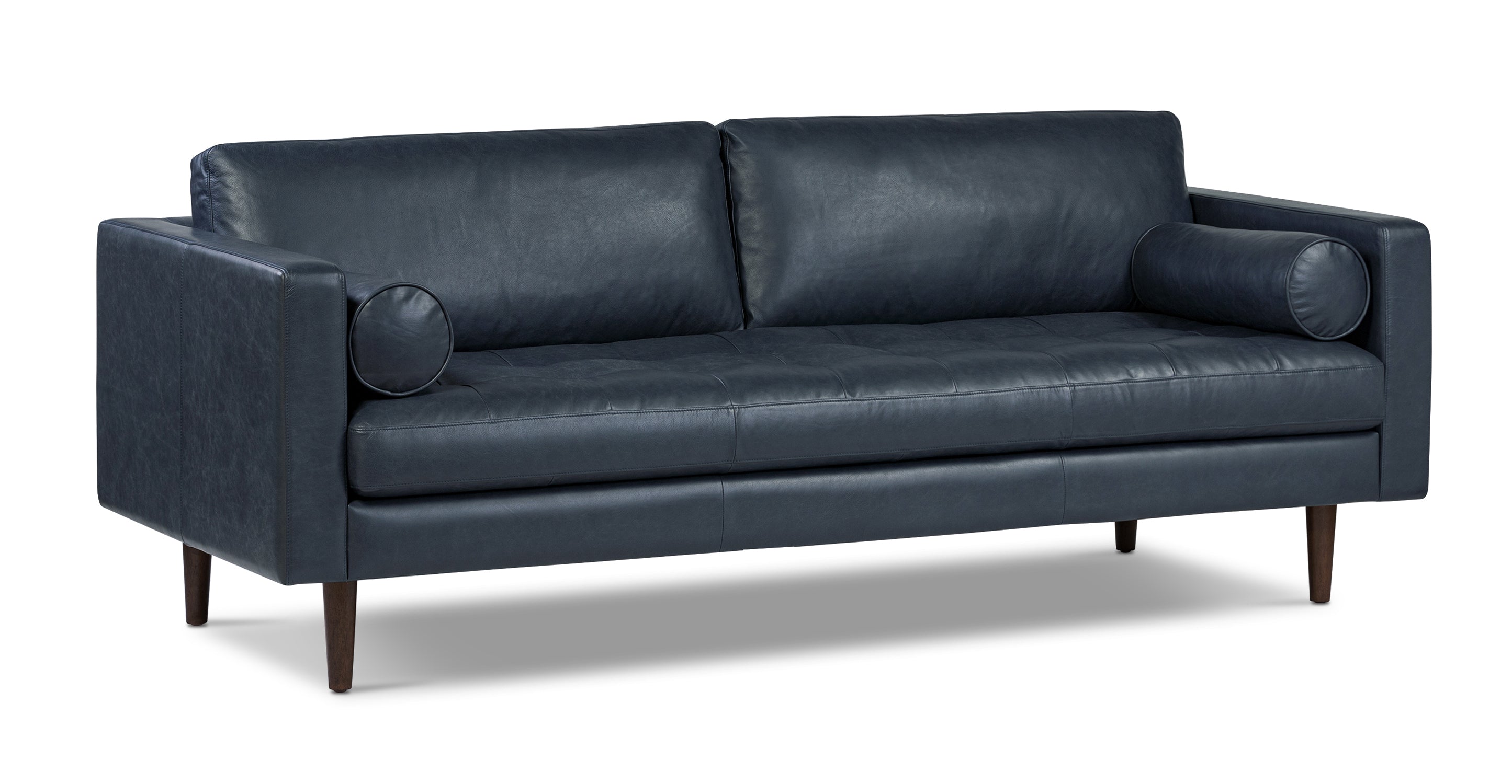 Napa Leather Sofa 88.5”