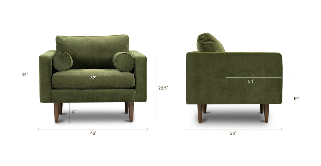 Napa Velvet Lounge Chair