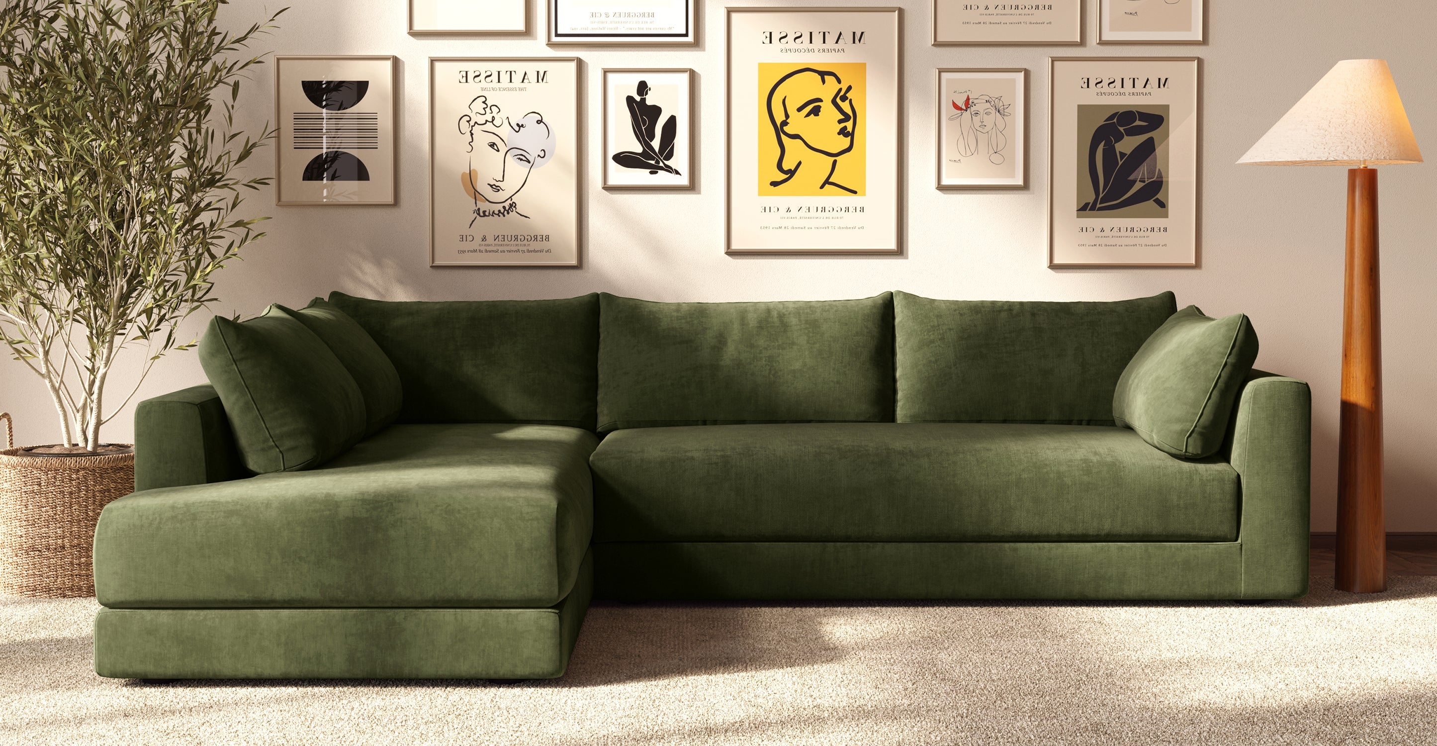 Marcel Left-Facing Corner Sectional