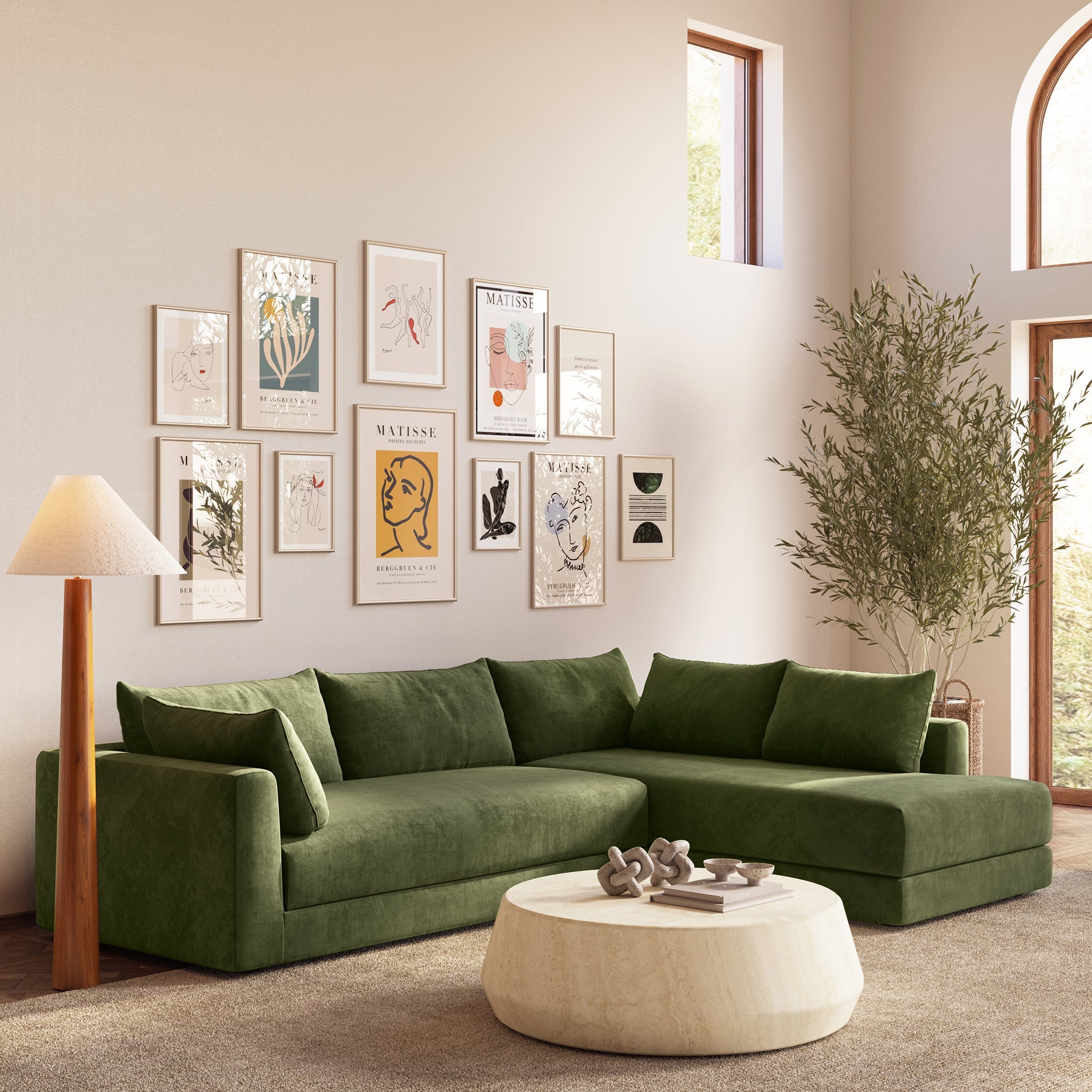 Marcel Right-Facing Corner Sectional