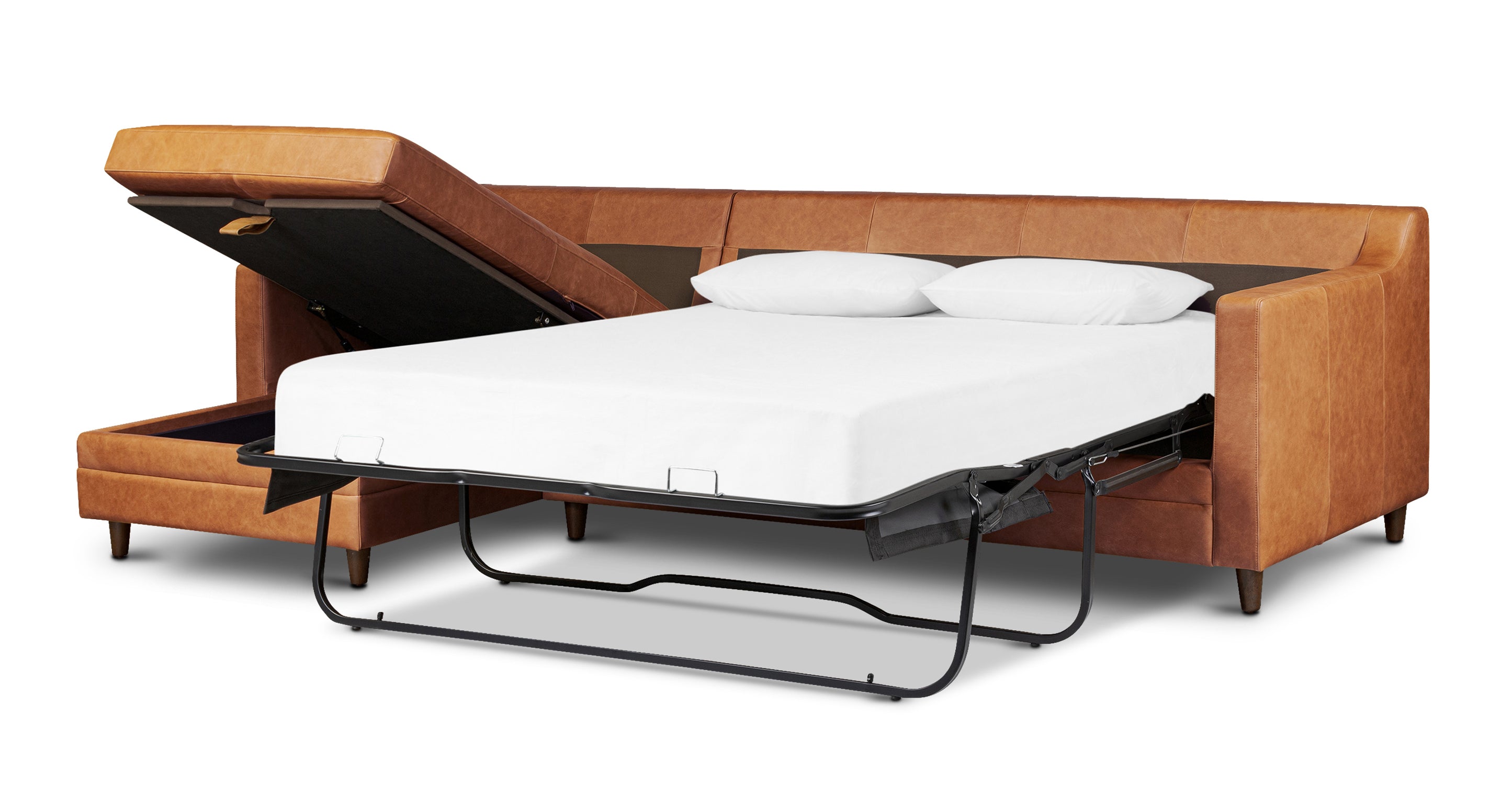 Harper 113.5 Left-facing Pull-Out Sleeper Sectional