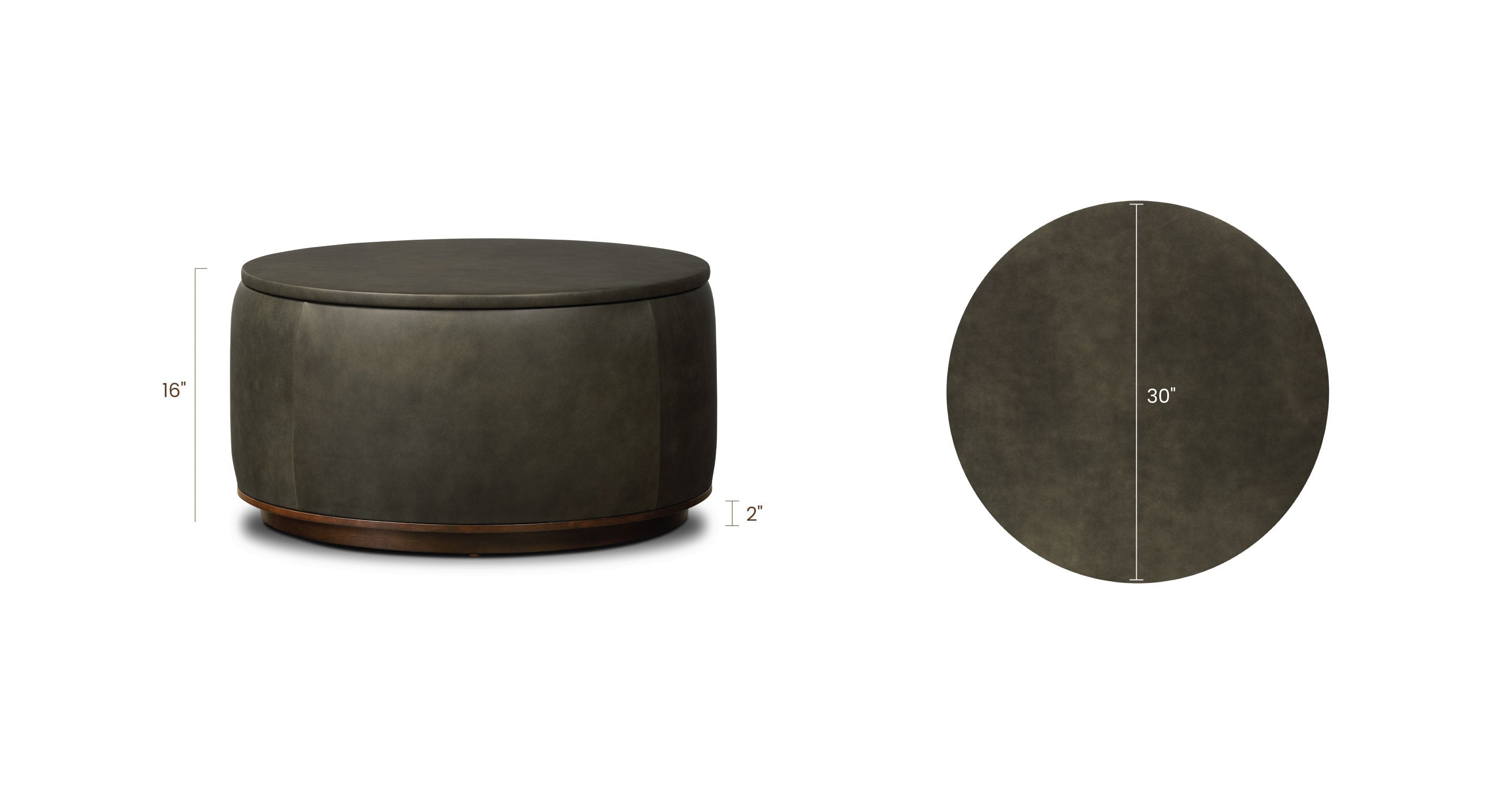 Herve Storage Ottoman