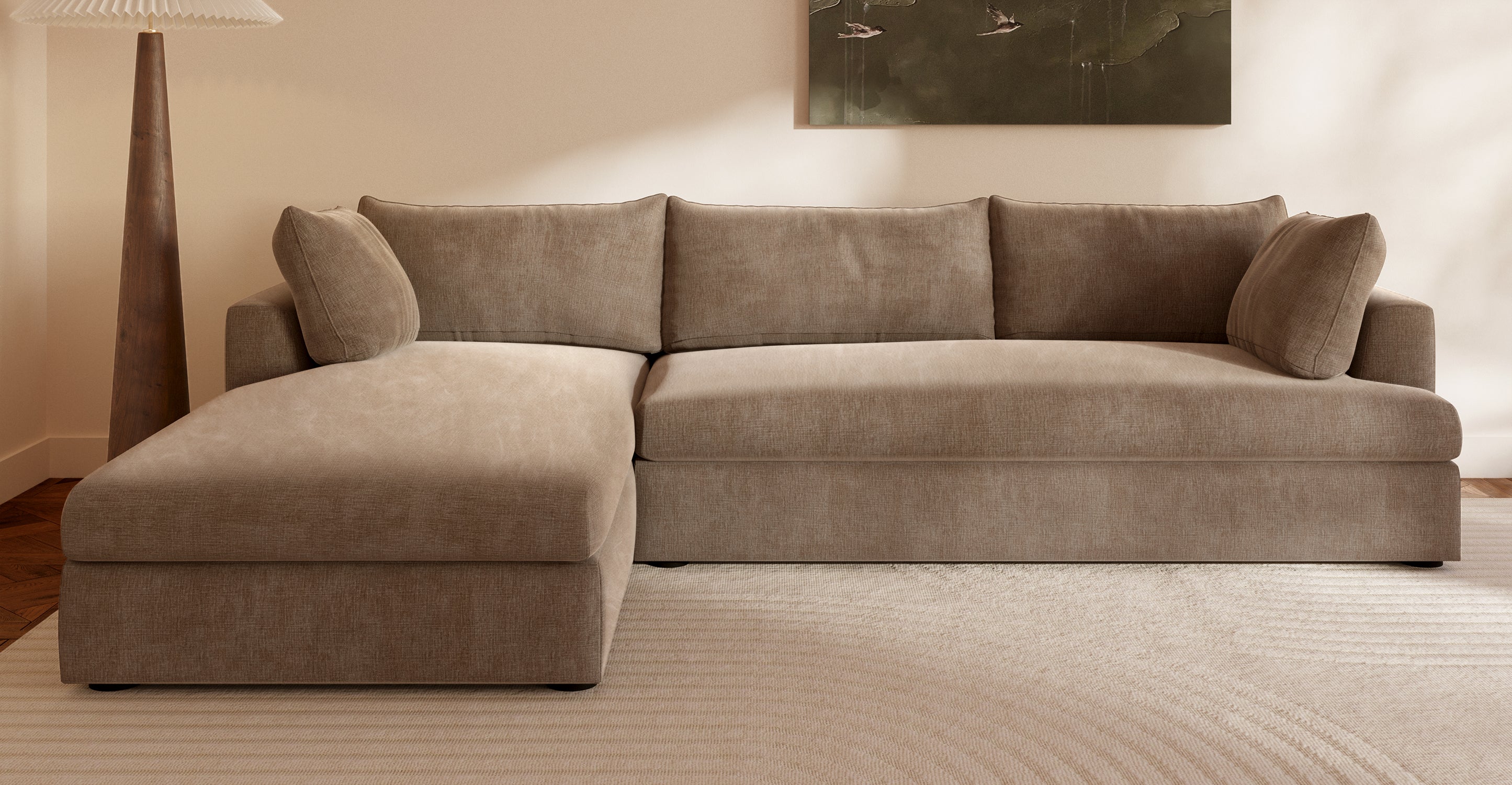 Milo Left-Facing Sectional with Storage