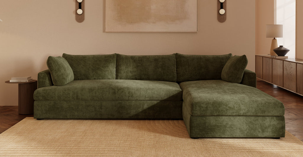 Milo Right-facing Sleeper Sectional
