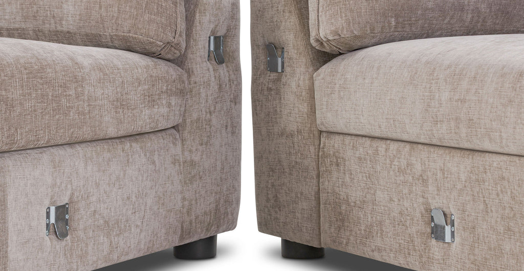 Milo Right-facing Sleeper Sectional