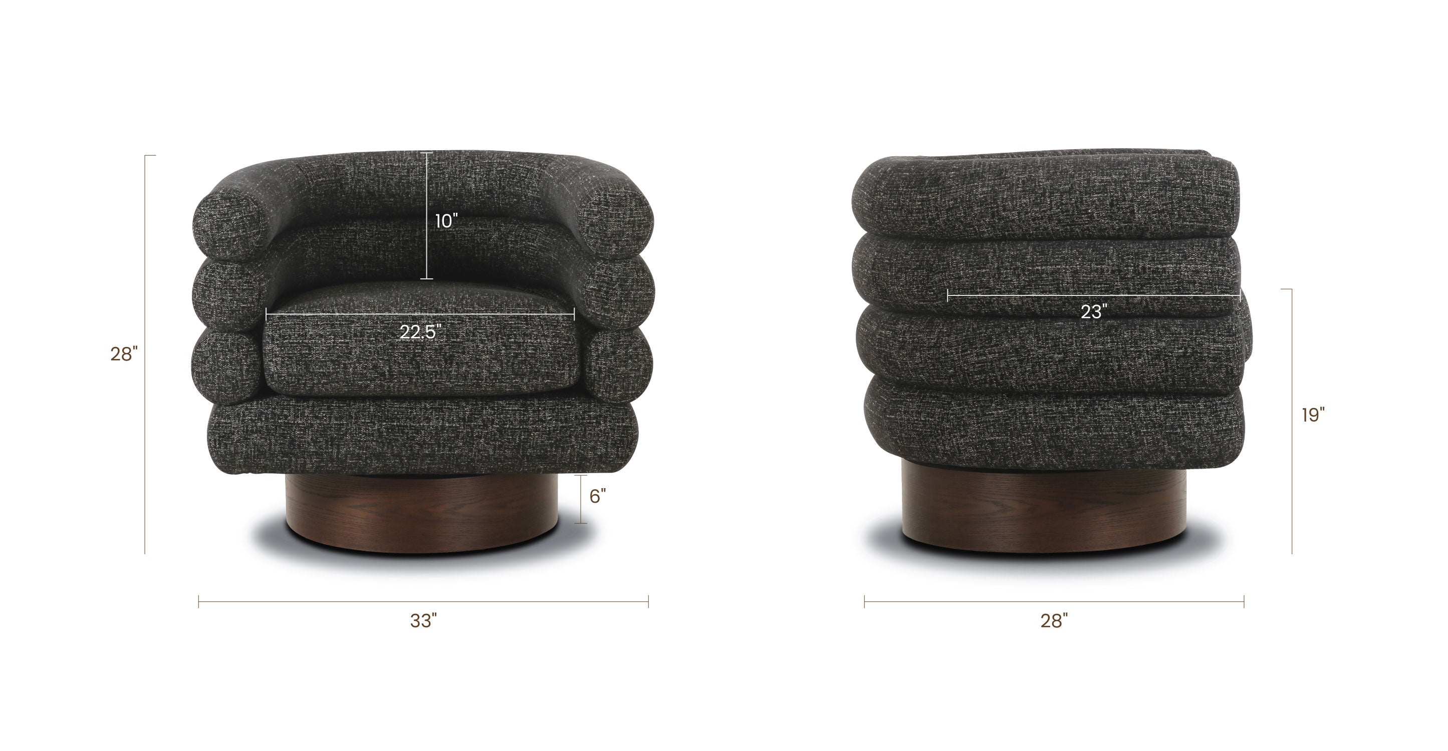 Rome Swivel Lounge Chair