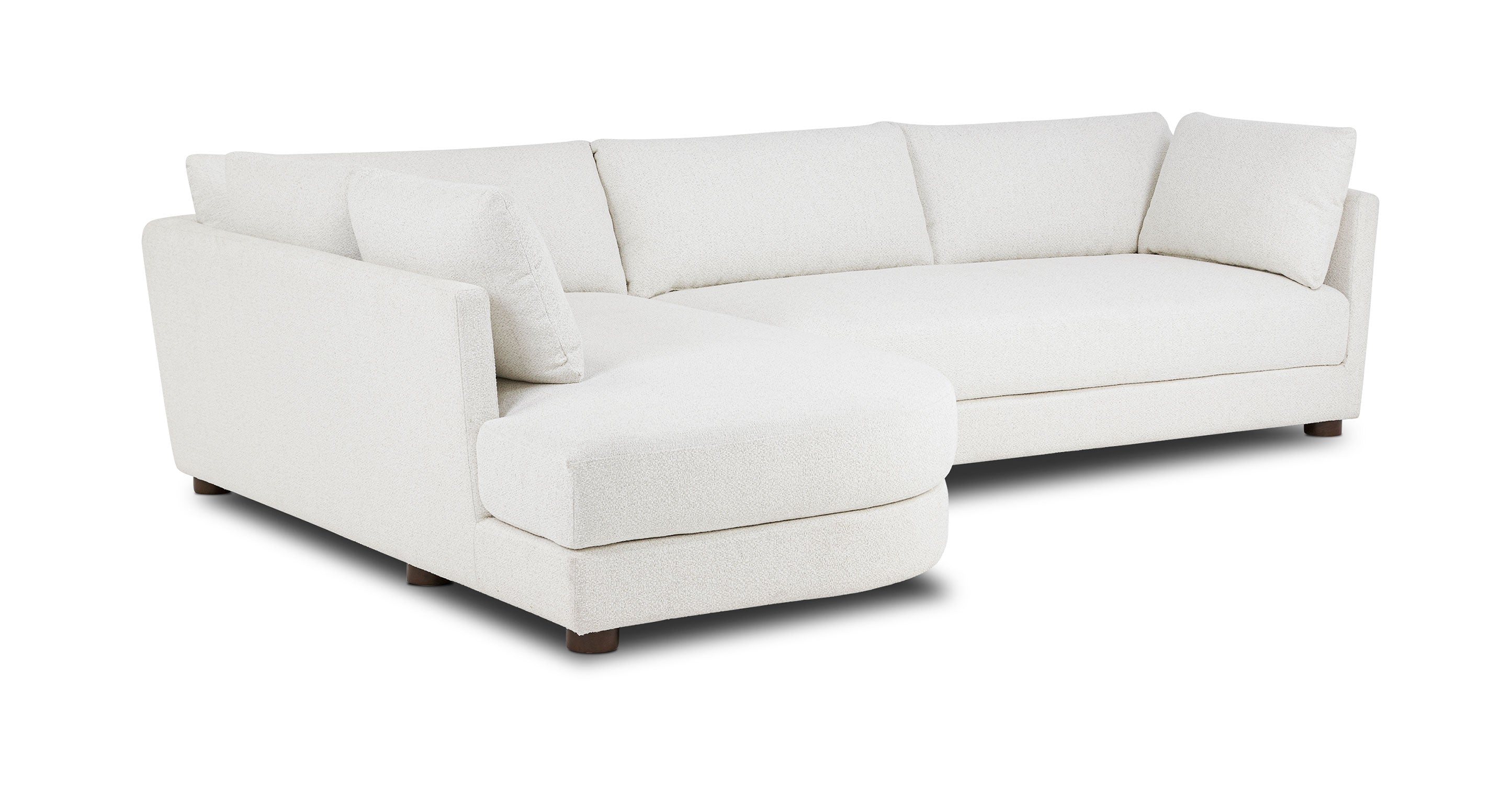 Pertuis 122 Left-Facing Bumper Sectional Sofa